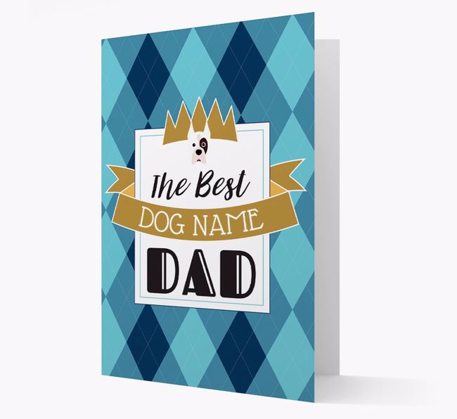 'Best {breedCommonName} Dad' Card